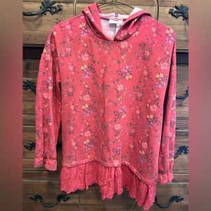 Matilda Jane ruffle bottom hoodie